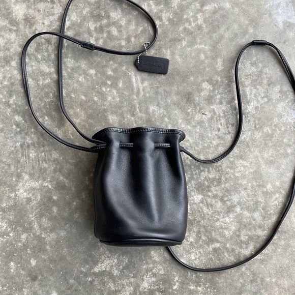 Vintage Coach Black Leather Littleton Shoulder Bag 4144 - Picture 2 of 15